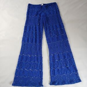 Ralph Lauren Crocheted Lace Coverup Pants